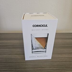 Corkcicle Whiskey Wedge New in Box Ice Wedge Whiskey Glass in gift box